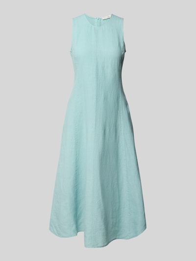Marc O'Polo A-Linien Leinenkleid ohne Ärmel Hellblau 2