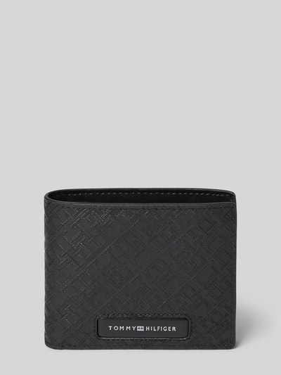 Tommy Hilfiger Portemonnaie mit Label-Print Black 1