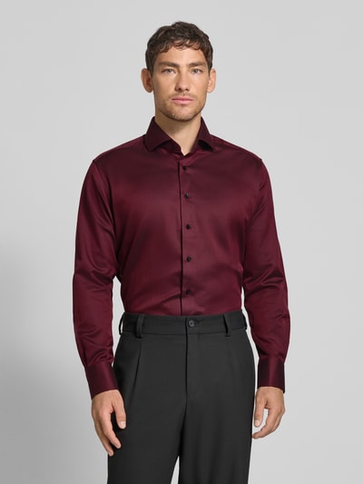 ETERNA Modern Fit Business-Hemd mit Haifischkragen Rot 4