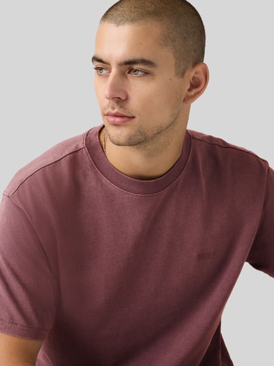Levi's® damski t-shirt o kroju regular fit z bawełny Jasnoczerwony 3