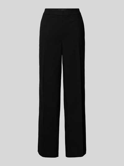 Vero Moda Straight fit stoffen broek met persplooien, model 'EVE' Zwart - 2