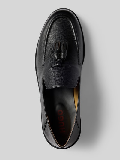 HUGO Tassel loafers van echt leer Zwart - 3