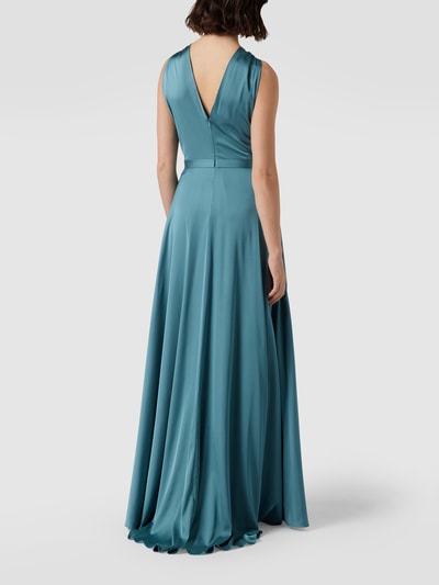 Unique Abendkleid mit hohem Seitenschlitz Mint 5