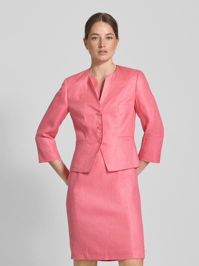 WHITE LABEL Blazer mit Leistentaschen Pink 4