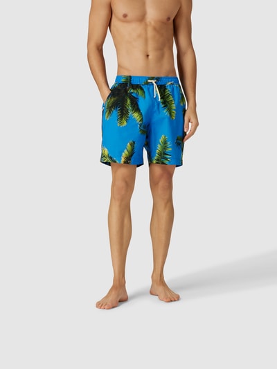 Blue Sky Inn Badehose mit Allover-Motiv-Print Blau 4