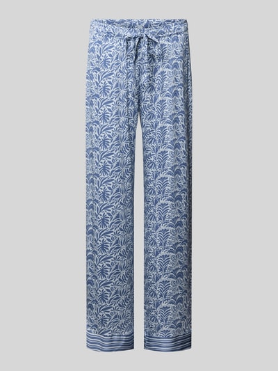 CCDK Copenhagen Relaxed Fit Pyjama-Hose aus Viskose-Mix Modell 'Janet' Blau 1