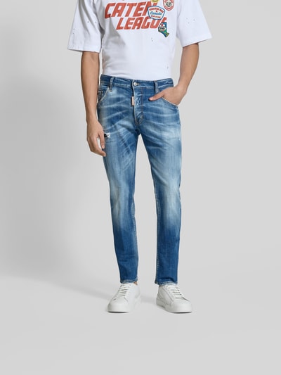 Dsquared2 Jeans im Used-Look Blau 4