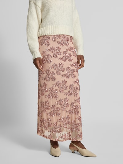 miss goodlife Maxirock mit Pailletten Rosa 4