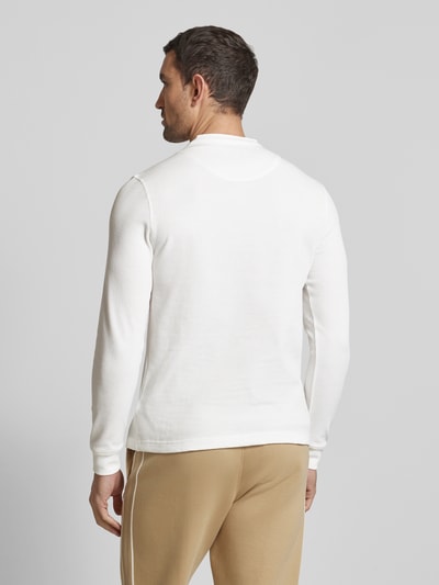 Lacoste Longsleeve mit Label-Detail Offwhite 5