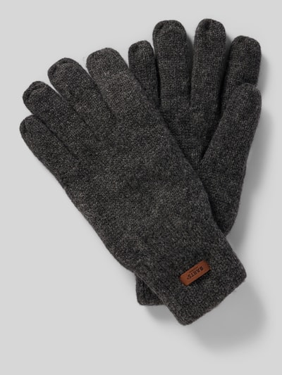 Barts Handschuhe mit Label-Detail Modell 'HAAKON' Anthrazit 1
