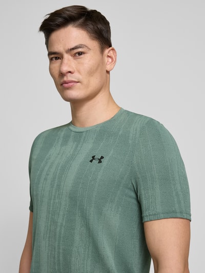 Under Armour T-Shirt mit Label-Print Mint 3