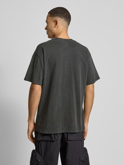 G-Star Raw Loose Fit T-Shirt mit Label-Print Black 5