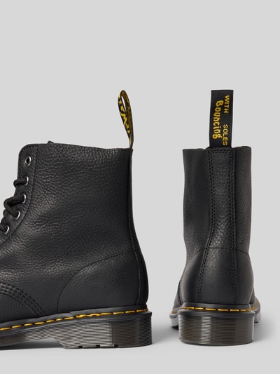 Dr. Martens Veterlaarzen van echt leer met logopatch Zwart - 2