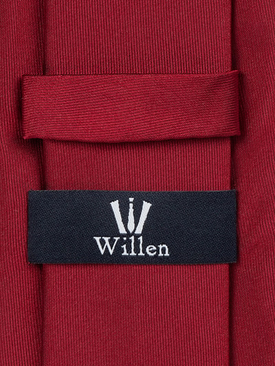 Willen Krawat z jedwabiu (7 cm) Czerwony 2