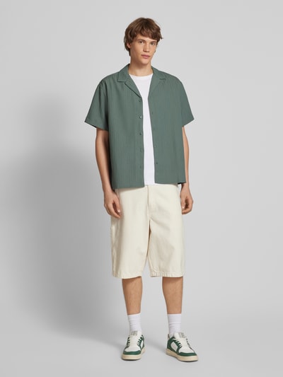 Jack & Jones Freizeithemd mit Knopfleiste Modell 'MASSIMO' Dunkelgruen 1