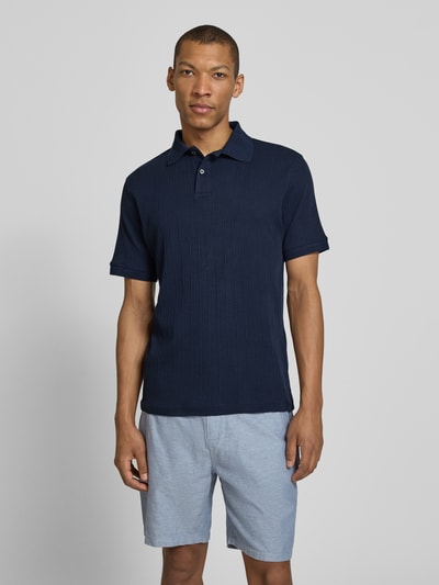 Selected Homme Regular Fit Poloshirt reiner Baumwolle Modell 'COLE' Marine 4