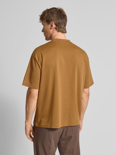 SELECTED HOMME Oversized T-shirt van katoenmix, model 'OSCAR' Messing - 5