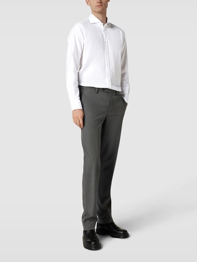 Windsor Business-Hemd mit Kentkragen Modell 'Lano' Weiss 1