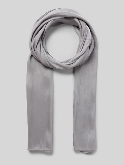 Christian Berg Cocktail Schimmernder Schal aus Organza Silber Melange 1