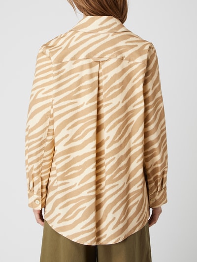 Drykorn Jacke mit Zebramuster Modell 'Nathen' Beige 5