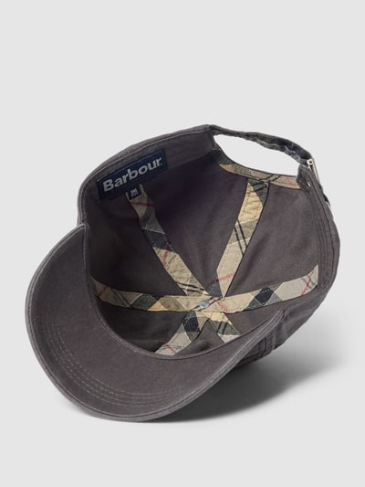 Barbour Basecap mit Label-Stitching Modell 'CASCADE' Hellgrau 2