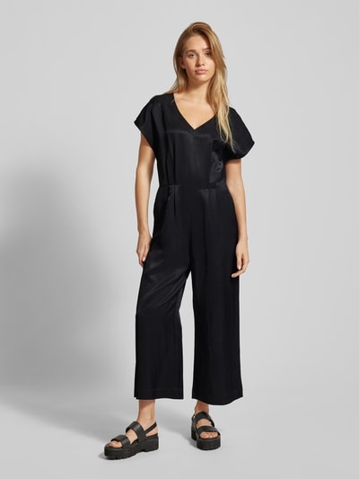 Marc O'Polo Denim Jumpsuit mit gelegten Falten Black 4