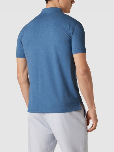 Gant Poloshirt met contraststrepen, model 'CONTRAST COLLAR' Jeansblauw gemêleerd - 5