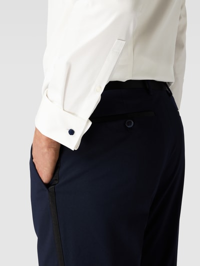 Jake*s Slim Fit Regular fit zakelijk overhemd met kentkraag Ecru - 3