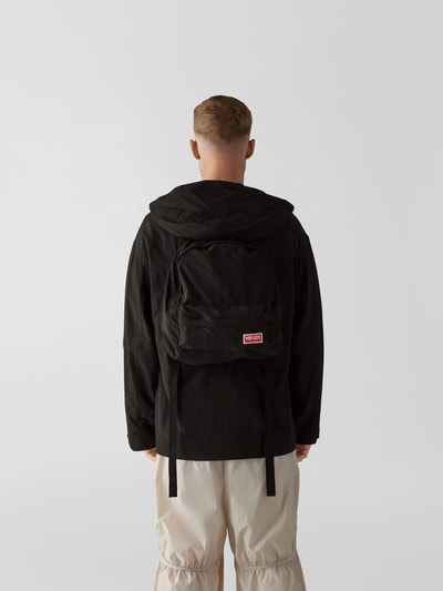 Kenzo Windbreaker mit integriertem Rucksack Black 5