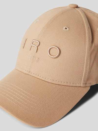 Iro Cap mit Label-Stitching Beige 3