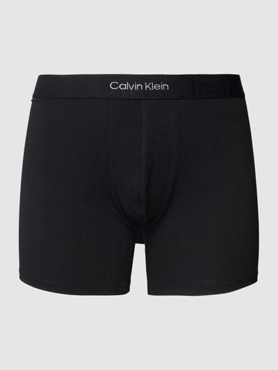 Calvin Klein Underwear Trunks mit Logo-Bund Modell 'BOXER' Black 2