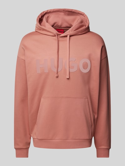 HUGO Hoodie mit Kapuze Modell 'Ditchle' Lachs 1