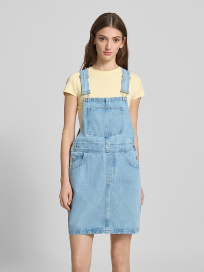 Only Slim fit jeansjurk met banden, model 'LINN' Lichtblauw - 4