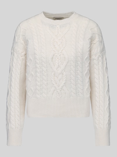 Produktfoto, crèmekleurige regular fit pullover uit pure scheerwol model 'ALBEN' van Weekend Max Mara, Dames pullover