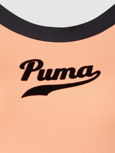 PUMA PERFORMANCE Minikleid mit Brand-Applikation Apricot 2