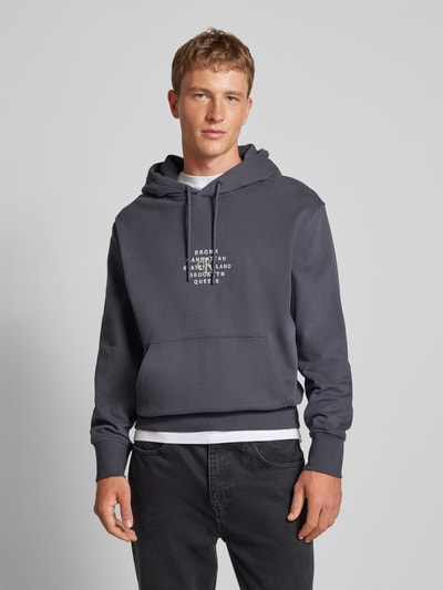 Calvin Klein Jeans Hoodie mit Label-Stitching Anthrazit 4