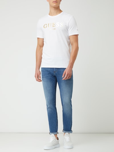 Guess T-Shirt mit Logo-Print - Exklusiv bei uns erhältlich Weiss 1