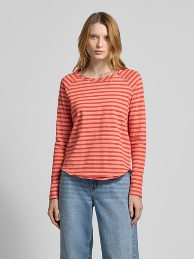 Smith and Soul Longsleeve mit Rundhalsausschnitt Apricot 4