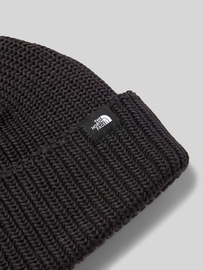 The North Face Strickmütze mit breitem Umschlag und Label-Detail Black 2