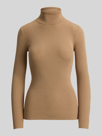 Lauren Ralph Lauren Slim Fit Rollkragenpullover aus Baumwoll-Modal-Mix Camel 2