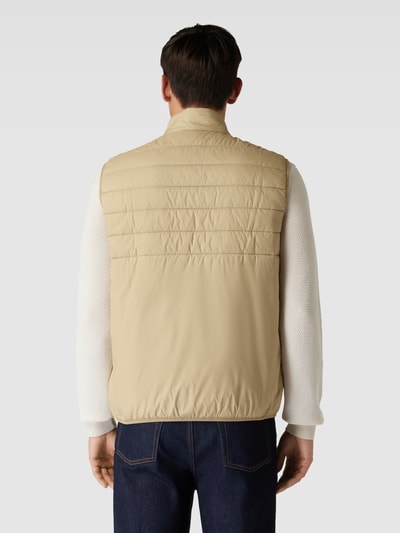 Barbour Steppweste mit Zweiwege-Reißverschluss Modell 'SHORELINE GILET' Weiss 5