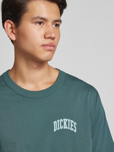 Dickies T-Shirt mit Label-Print Modell 'AITKIN' Petrol 3