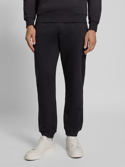 MCNEAL Regular Fit Sweatpants mit elastischen Beinabschlüssen Black 4