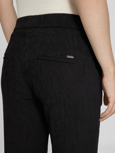 TONI Stoffen broek met elastische band, model 'Jenny' Zwart - 3