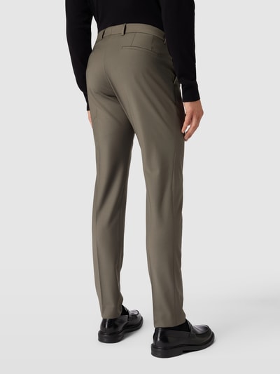 Drykorn Spodnie do garnituru w kant model ‘PIET’ Oliwkowy 5