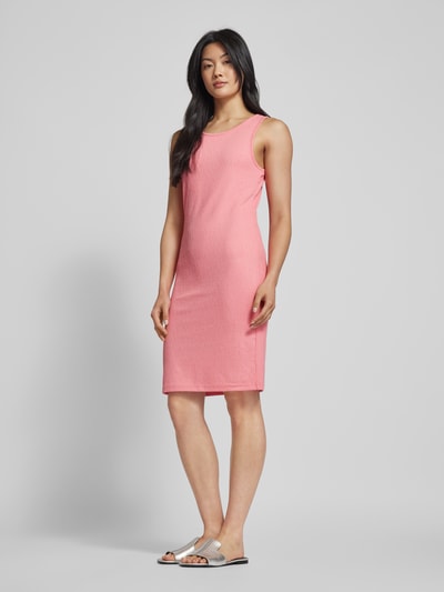 B.Young Knielanges Kleid mit Strukturmuster Modell 'Rimanila' Pink 1