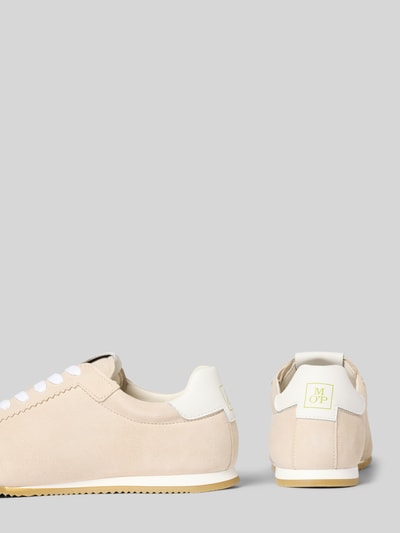 Marc O'Polo Low Top Sneaker aus Veloursleder Taupe 2