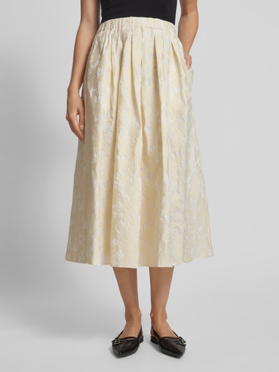 Weekend Max Mara Midirok met structuurmotief, model 'ANZIO' Offwhite - 4