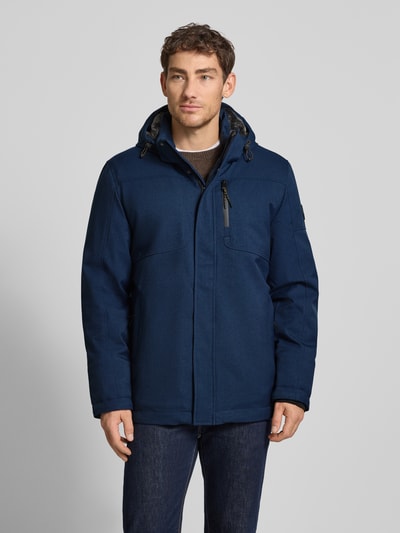 CARS JEANS Kurtka z kapturem model ‘ROCKO’ Granatowy 4