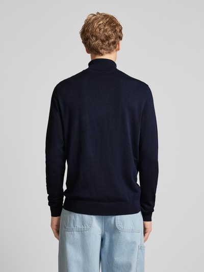 Only & Sons Rollkragenpullover mit Label-Applikation Modell 'WYLER' Marine 5